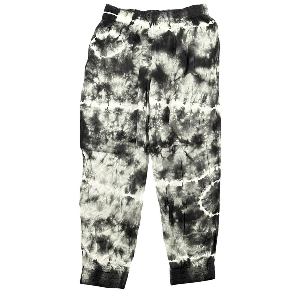 Young Fabulous & Broke Pants Women Small Gray Green Tie Dye Jogger Grunge Hippie